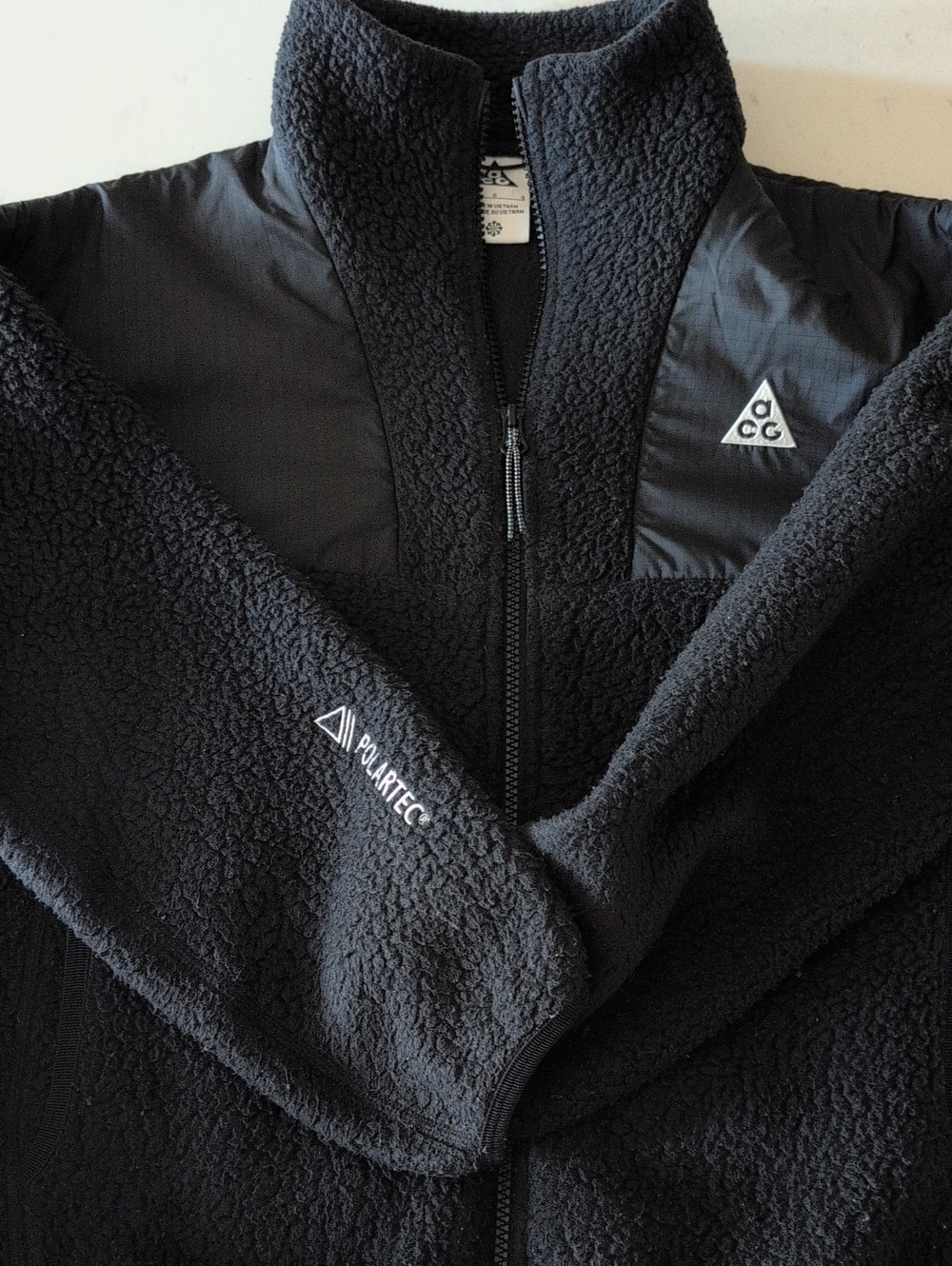 Nike KIDS L ACG Black Polartec Fleece Jacket